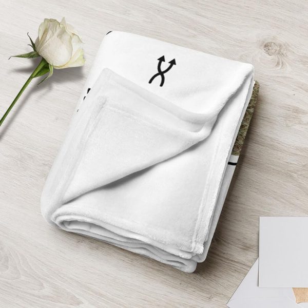Custom Photo Throw Blanket Customized with Pictures Text Soft Fleece Blanket Personalized Gift for Family Wedding Christmas Valentines Day Gifts for Women Lover Her (Style 8) - Image 3