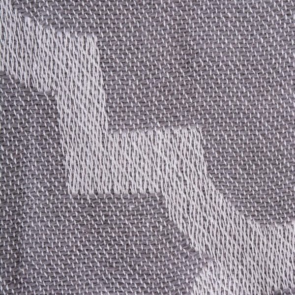 DII Modern Moroccan Cotton Blanket Throw with Fringe for Couch, Chair, Guest Room, Picnic, Camping, Beach, & Everyday Use, 50x60, Gray - Image 4